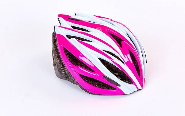 Шлем защитный велосипедный - Розовый р. M (sh112)