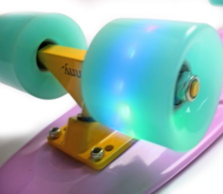 Zippy Board penny 2.0 22" - Lilac 54 см Світяться колеса матовий пенні борд (zlm112)
