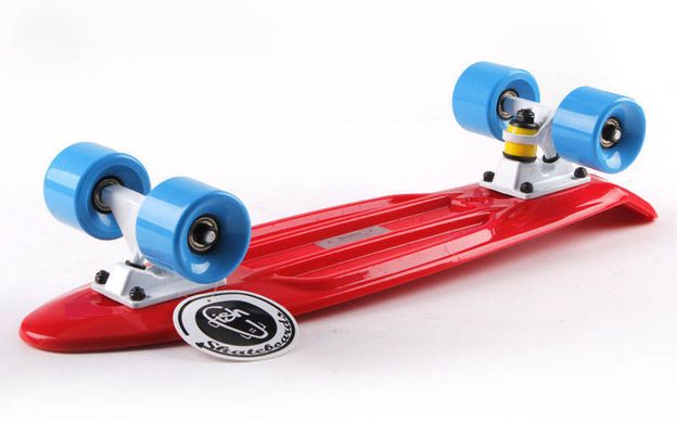 Fish Skateboards 22.5" Red - Красный 57 см пенни борд (FC4)