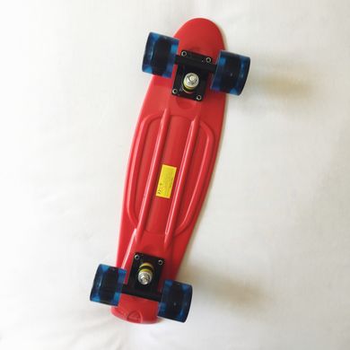 Zippy Board penny 22" Red - Червоний 54 см Світяться колеса пенні борд (ZL6)