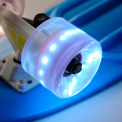 Пенни Борд Meteor - LED - BLUE Светятся колеса 54 см