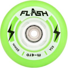 Колеса для роликів світяться Micro Flash 80 mm Green (smj305)