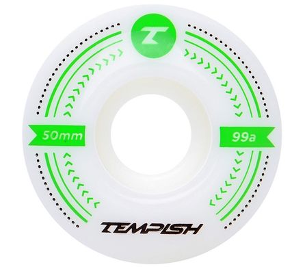 Набор колес для скейтборда Tempish - White/Green LB 50x36 мм (sq8412)