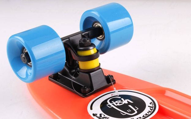 Fish Skateboards 22.5" Peach - Персиковий 57 см пенні борд (FC8)