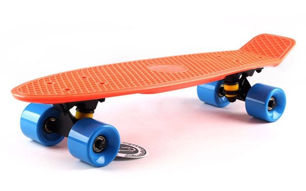 Fish Skateboards 22.5" Peach - Персиковый 57 см пенни борд (FC8)
