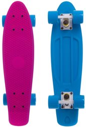 Fish Skateboards Pink/Blue 22.5" - Рожево/Синій 57 см Twin пенні борд (FSTT4)