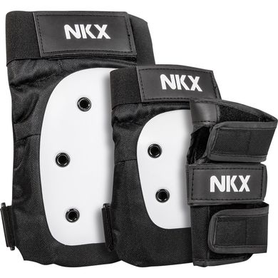 Комплект захисту NKX 3-Pack Pro Protective Gear Black/White M (nkx142)
