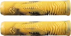 Грипсы на трюковый самокат North Industry Black/Yellow Swirl 16 см (tr8061)