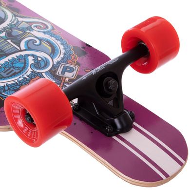 Лонгборд оригинал Fish Skateboards 38" - Octopus 96 см (ln126)