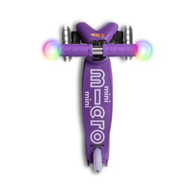 Самокат дитячий Micro Mini Deluxe Magic LED Фіолетовий (mk176)