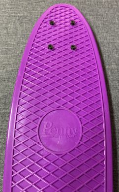Доска для пенни борда 54 см 22 дюйма с гравировкой Penny - Фиолетовый (d117)