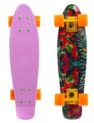 Пенні борд Fish Skateboards Print 22.5" - Тропічний 57 см (FPR5)