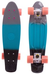 Пенни борд Fish Skateboards градиент 22.5" - Грей 57 см (FM11)