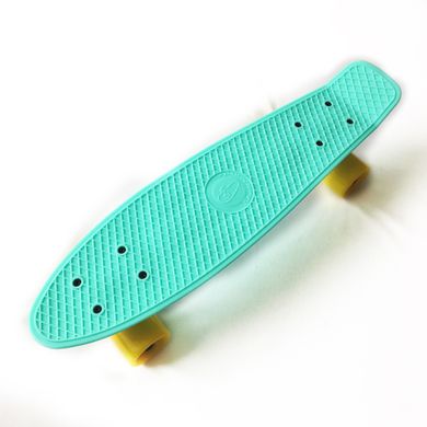 Fish Skateboards 22.5" Mint/Yellow- Минт/Желтый 57см пенни борд (FC13)