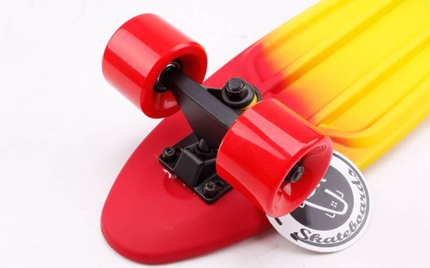 Fish Skateboards Fades Rasta 22,5" - 57 см Soft-Touch пенни борд (FSTM10)