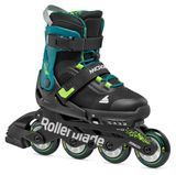 Детские ролики Rollerblade Microblade XT Black/Green размер 28-32 (sk176)