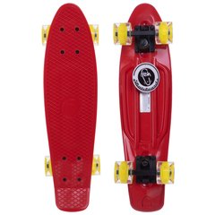 Fish Skateboards penny 22" - Червоний 57 см Світяться колеса пенни борд (FL15)