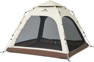 Тримісний намет Naturehike Ango L CNK2550WS010 коричневий (ks158)