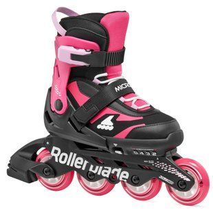 Детские ролики Rollerblade Microblade Black/Pink размер 28-32 (sk164)