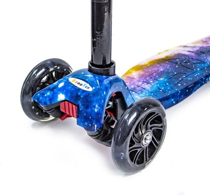 Детский самокат Scooter MAXI PRINT - Вселенная (sc141)