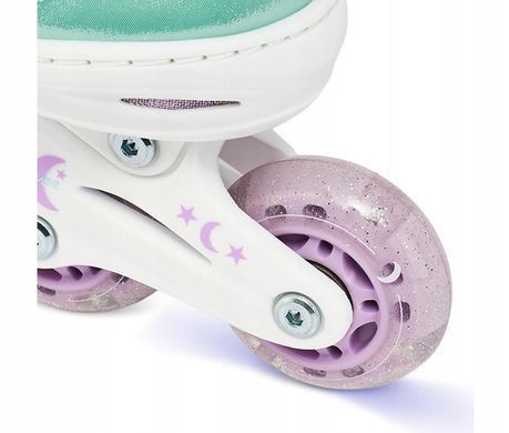 Детские ролики 3в1 Raven Etta Violet LED размер 34-37 (kn110)