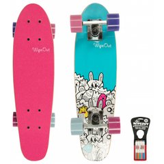 Пенні борд круізер дерев'яний Wipeout Skateboard Monsters (fm3115)