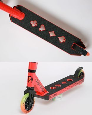 Трюковий самокат Story High Roller Air Red 110 мм (nkx429)