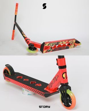Трюковий самокат Story High Roller Air Red 110 мм (nkx429)