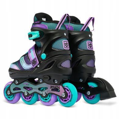 Розсувні ролики Raven Drill Violet/Mint розмір 34-37 (sk927)