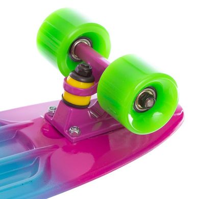 Пенні борд Fish Skateboards градієнт 22.5" - Джунглі 57 см (FM8)
