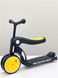 Дитячий Самокат Велосипед Scooter Трансформер 3в1 - Жовтий (sc032)