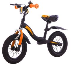 Велобег детский на надувных колесах Turbo Rocket Оранжевый (mk416)