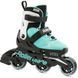 Дитячі ролики Rollerblade Microblade 3WD aqua-white розмір 28-32 (smj813)
