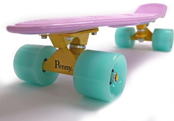 Zippy Board penny 22" Lilac - Лиловый 54 см пенні борд LED колеса (Z4)