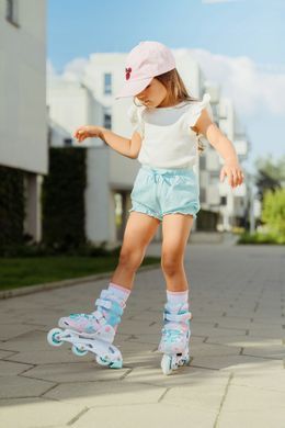 Детские ролики 3в1 Raven Princess Mint/Pink размер 26-29 (smj605)