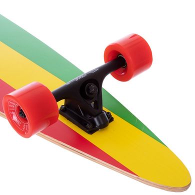 Лонгборд оригинал Fish Skateboards 40" - Rasta 100 см (ln129)