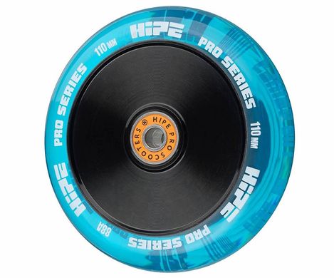Колесо для трюкового самоката Hipe H5 - Transparent/blue 110 мм (hw4249)