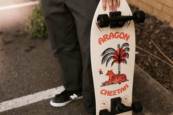 Скейт круизер Z-Flex Aragon Cheetah 80's Frog 79 см (zfx104)