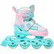Детские ролики 3в1 Raven Etta Mint/Pink LED размер 27-30 (nkx460)