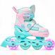 Детские ролики 3в1 Raven Etta Mint/Pink LED размер 27-30 (nkx460)