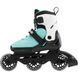 Дитячі ролики Rollerblade Microblade 3WD aqua-white розмір 36.5-40 (smj815)