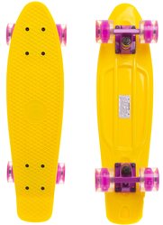 Fish Skateboards penny 22" - Желтый 57 см Светятся колеса пенни борд (FL14)