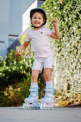 Детские ролики 3в1 Raven Princess Mint/Pink размер 26-29 (smj605)