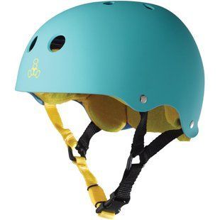 Шлем защитный Triple8 Sweatsaver Helmet - Baja Teal р. S 52-54 см (mt4165)