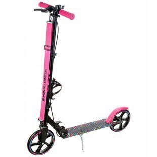 Двухколесный детский самокат Raven Dots Black 200 мм (smj883)
