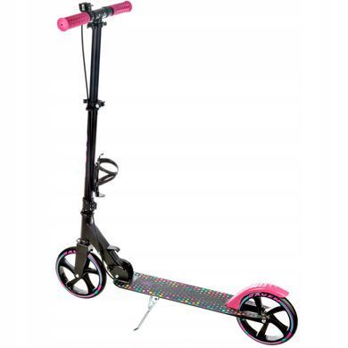 Двухколесный детский самокат Raven Dots Black 200 мм (smj883)