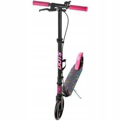 Двухколесный детский самокат Raven Dots Black 200 мм (smj883)