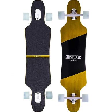 Лонгборд NKX Fearless Drop Through Yellow 39" дюймов (nkx353)