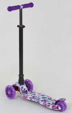 Дитячий самокат Best Scooter MAXI PRINT Flowers (sc5193)