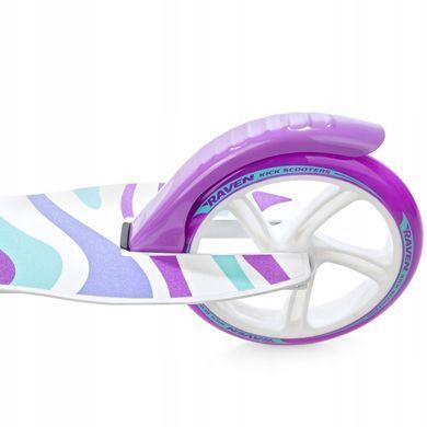 Двухколесный детский самокат Raven Zea White/Violet 200 мм (smj884)